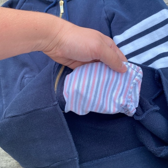 Thom Browne 4 Bar Hoodie Sweater Size 3 - Picture 12 of 16